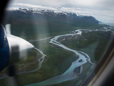 Sunlight streaming through window in a workout area